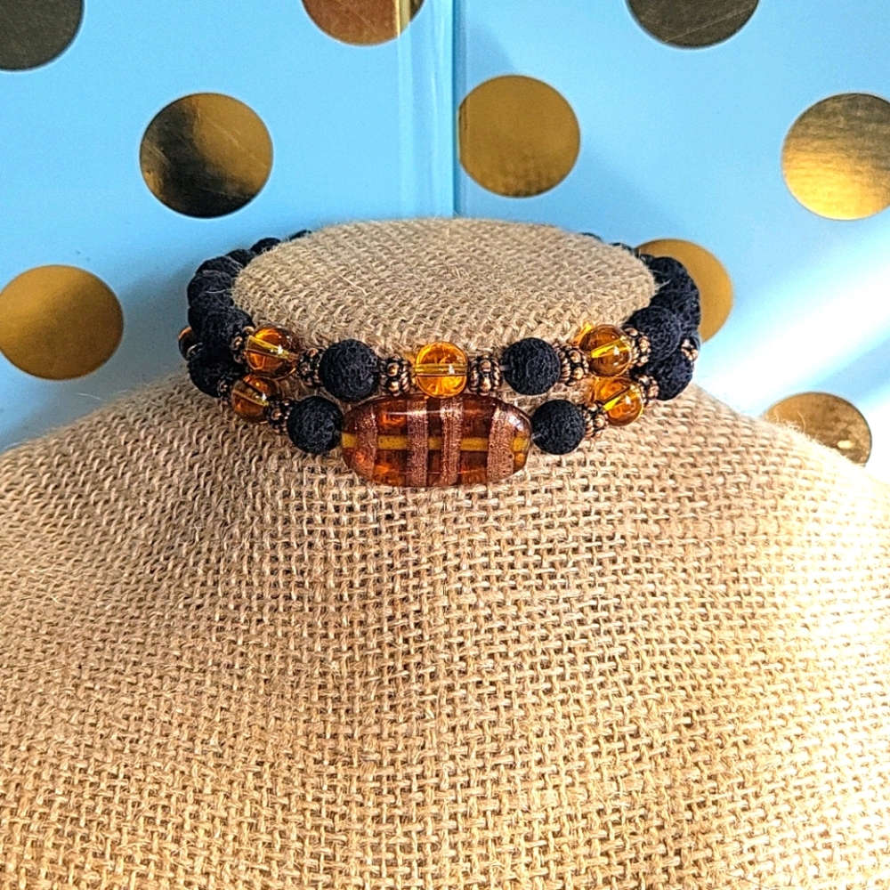 Amber Moods Aromatherapy Bracelet Set